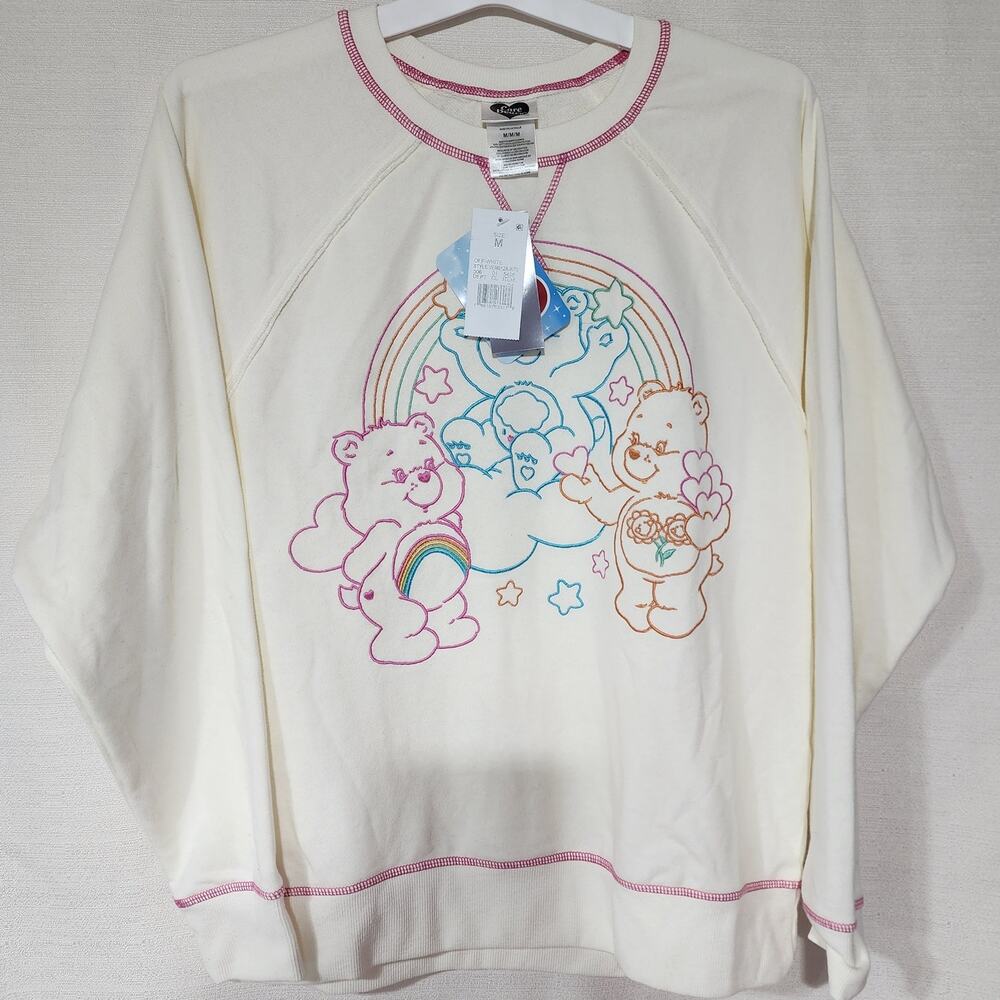 Care bears long sleeve sweatshirt women size medium